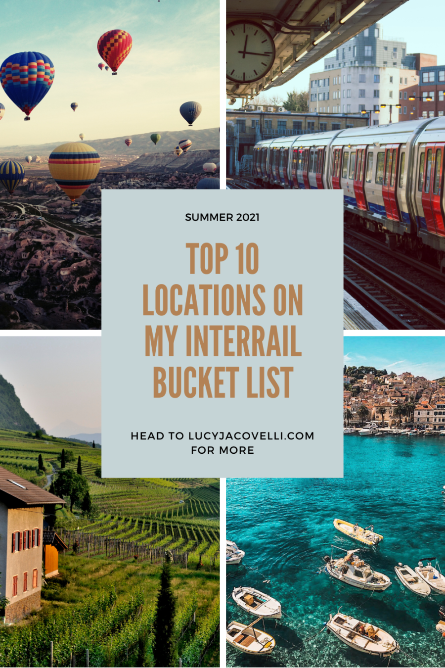 summer 2021 bucket list travel interrailing